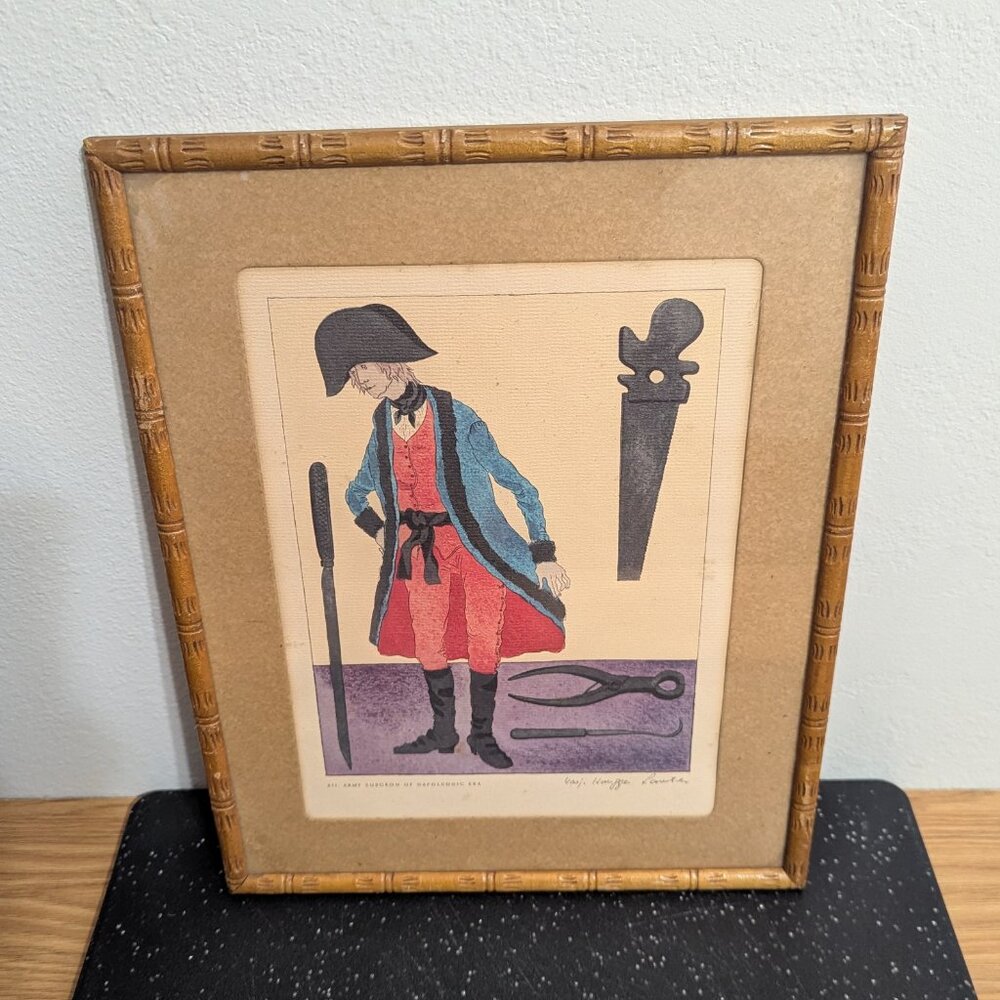 Army Surgeon Of Napoleonic Era by Warja Honegger-Lavater Framed Print